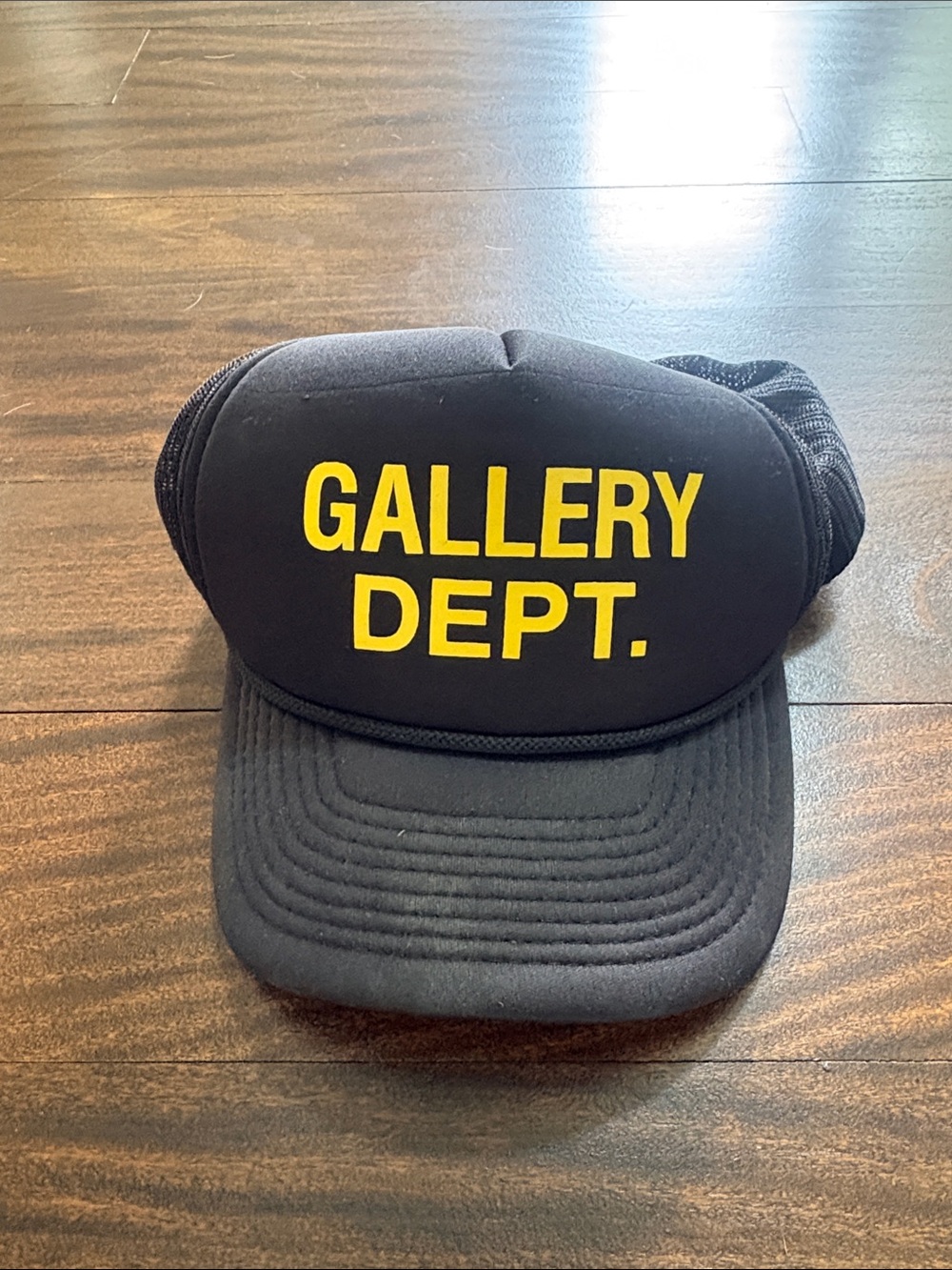 Gallery Dept Black Trucker Hat